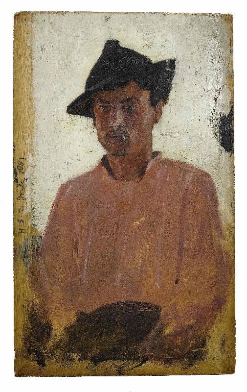 Henry Scott Tuke Italian man with hat